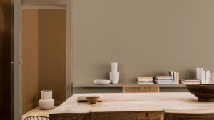 Dulux colour of the year 2021 image 2, Brave Ground dining room